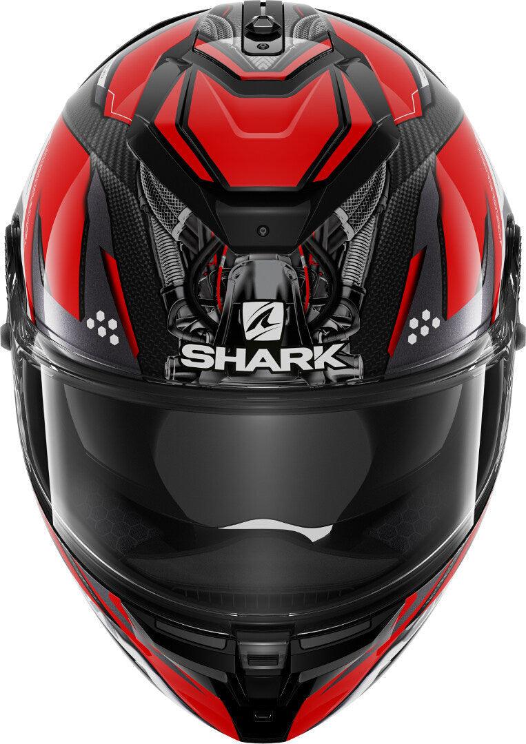 Shark Spartan GT Carbon Urikan Helmet - Red/White - My Superbike Store