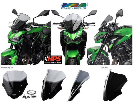 MRA Naked Double Bubble Racing Windscreen for Kawasaki Z900 - My Superbike Store