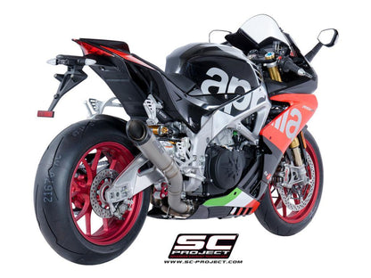 SC Project S1 High Position Slip-On Exhaust for Aprilia RSV4 RR - My Superbike Store