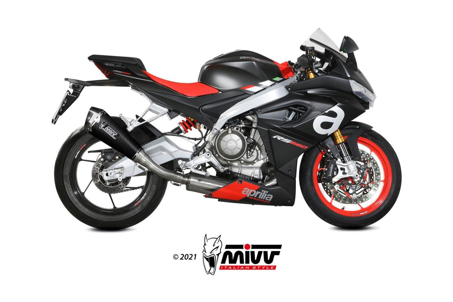 Mivv Delta Race Carbon Full Exhaust System for Aprilia RS 660 2020-22 - My Superbike Store