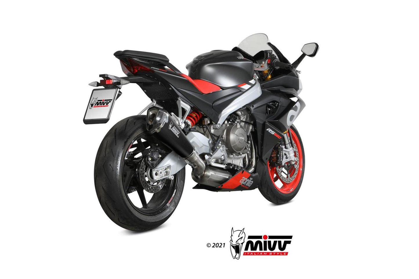 Mivv Delta Race Carbon Full Exhaust System for Aprilia RS 660 2020-22 - My Superbike Store