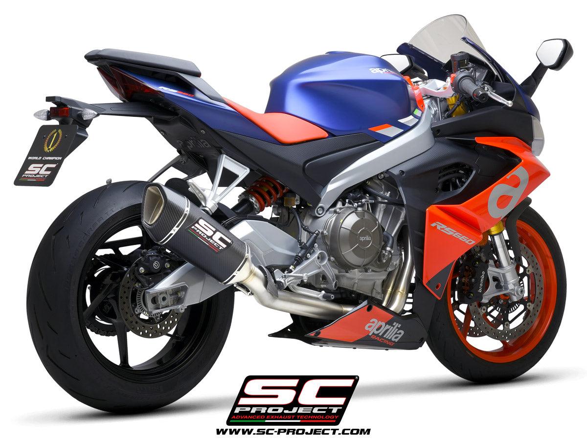 SC Project CR-T Full Exhaust System Stainless For Aprilia RS 660 20-22 - My Superbike Store