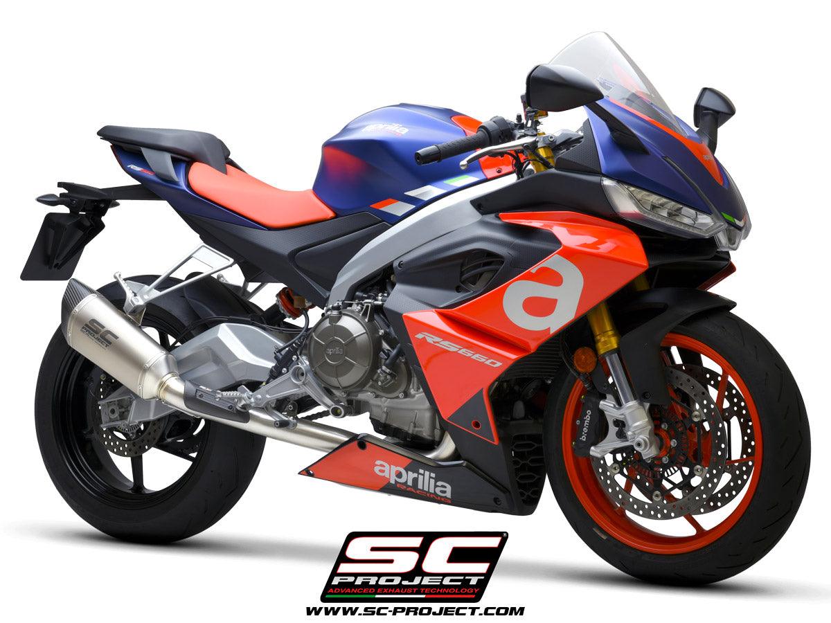 SC Project CR-T Full Exhaust System Stainless For Aprilia RS 660 20-22 - My Superbike Store