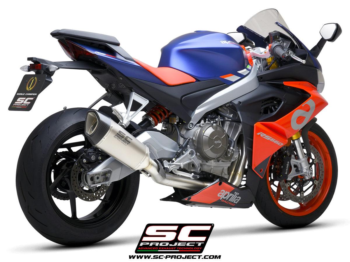 SC Project CR-T Full Exhaust System Stainless For Aprilia RS 660 20-22 - My Superbike Store