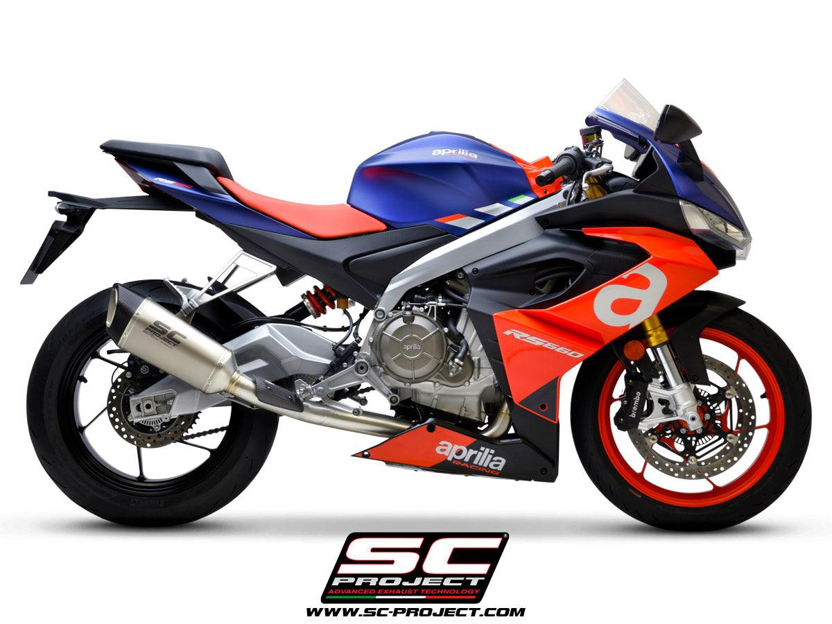 SC Project CR-T Full Exhaust System Stainless For Aprilia RS 660 20-22 - My Superbike Store