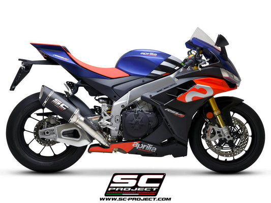 SC Project SC1-R Slip-On Exhaust For Aprilia RSV4 250mm - 2021-23 - My Superbike Store