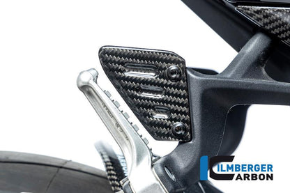 Ilmberger Carbon Fibre Right Heel Guard For Aprilia RSV4 2021-22 - My Superbike Store