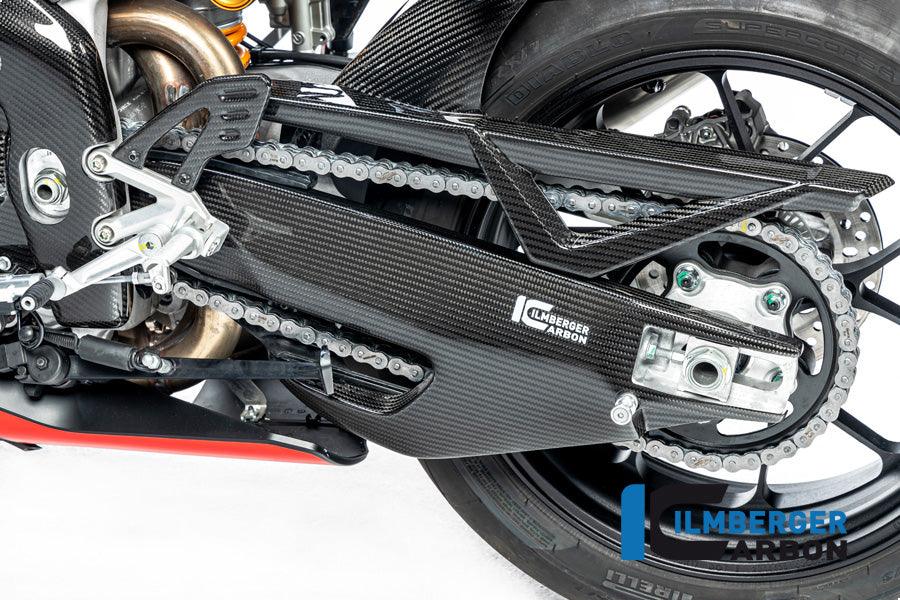 Ilmberger Carbon Fibre Left Swing Arm Cover For Aprilia RSV4 2021-22 - My Superbike Store