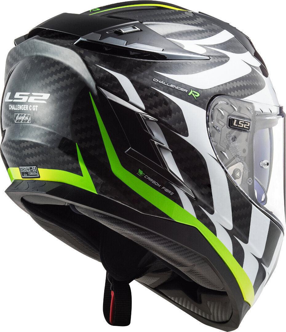 LS2 FF327 Challenger Flames Carbon Helmet - My Superbike Store