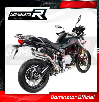 Dominator GP1 Slip-On Exhaust for BMW F850GS 2021-22 - My Superbike Store