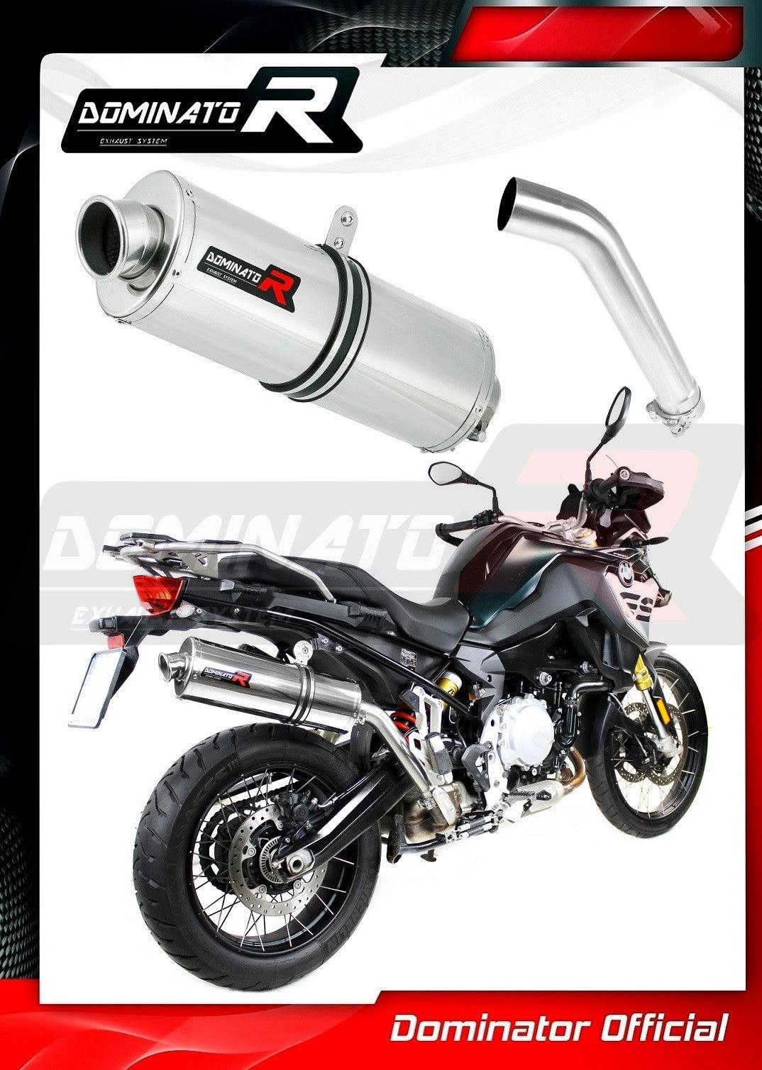 Dominator Oval Slip-On Exhaust for BMW F850GS 2021-22 - My Superbike Store