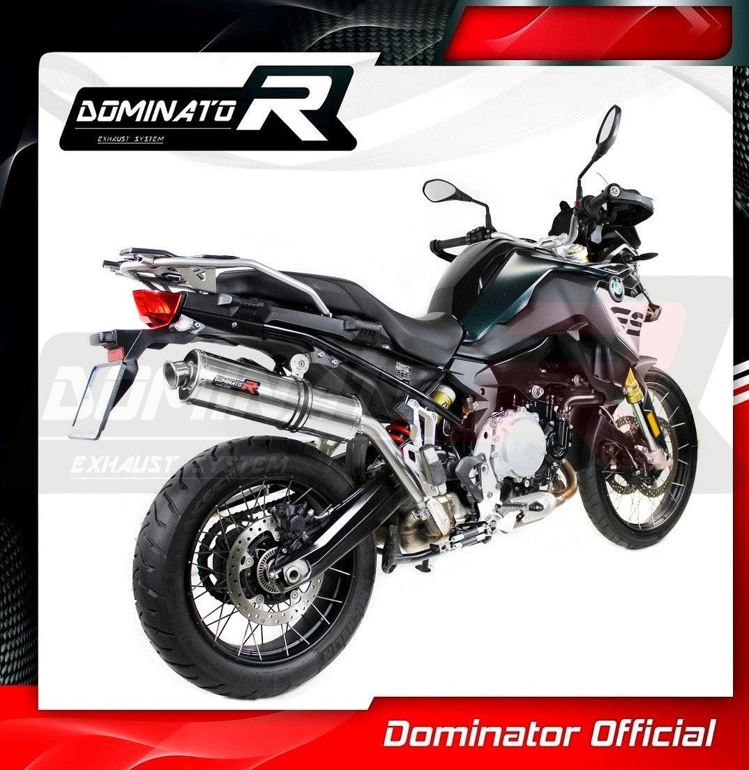 Dominator Round Slip-On Exhaust for BMW F850GS 2021-22 - My Superbike Store