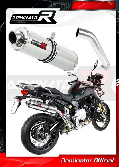 Dominator Round Slip-On Exhaust for BMW F850GS 2021-22 - My Superbike Store