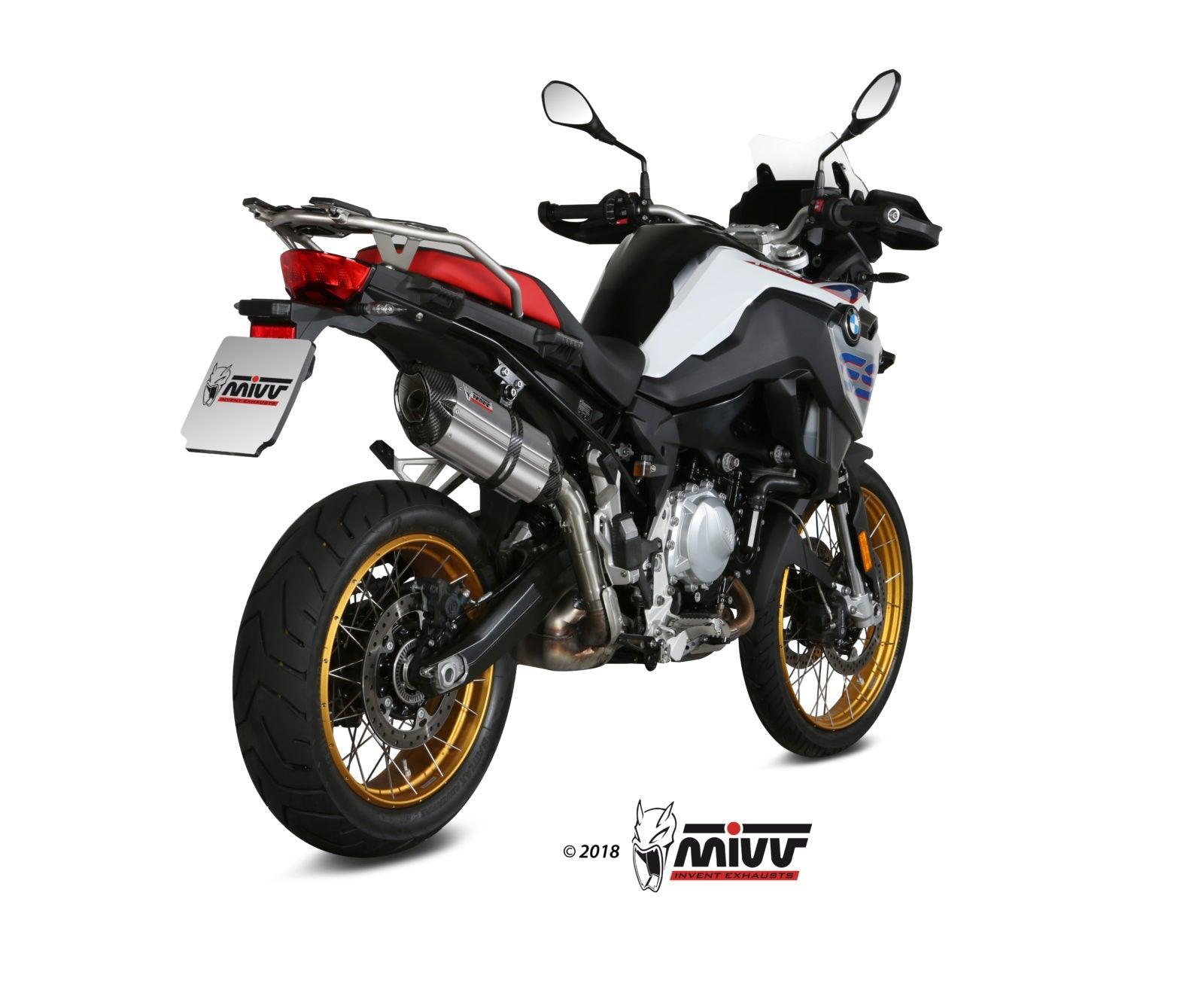 Mivv Sound Slip-On Exhaust For BMW F850GS 2018-22 - My Superbike Store