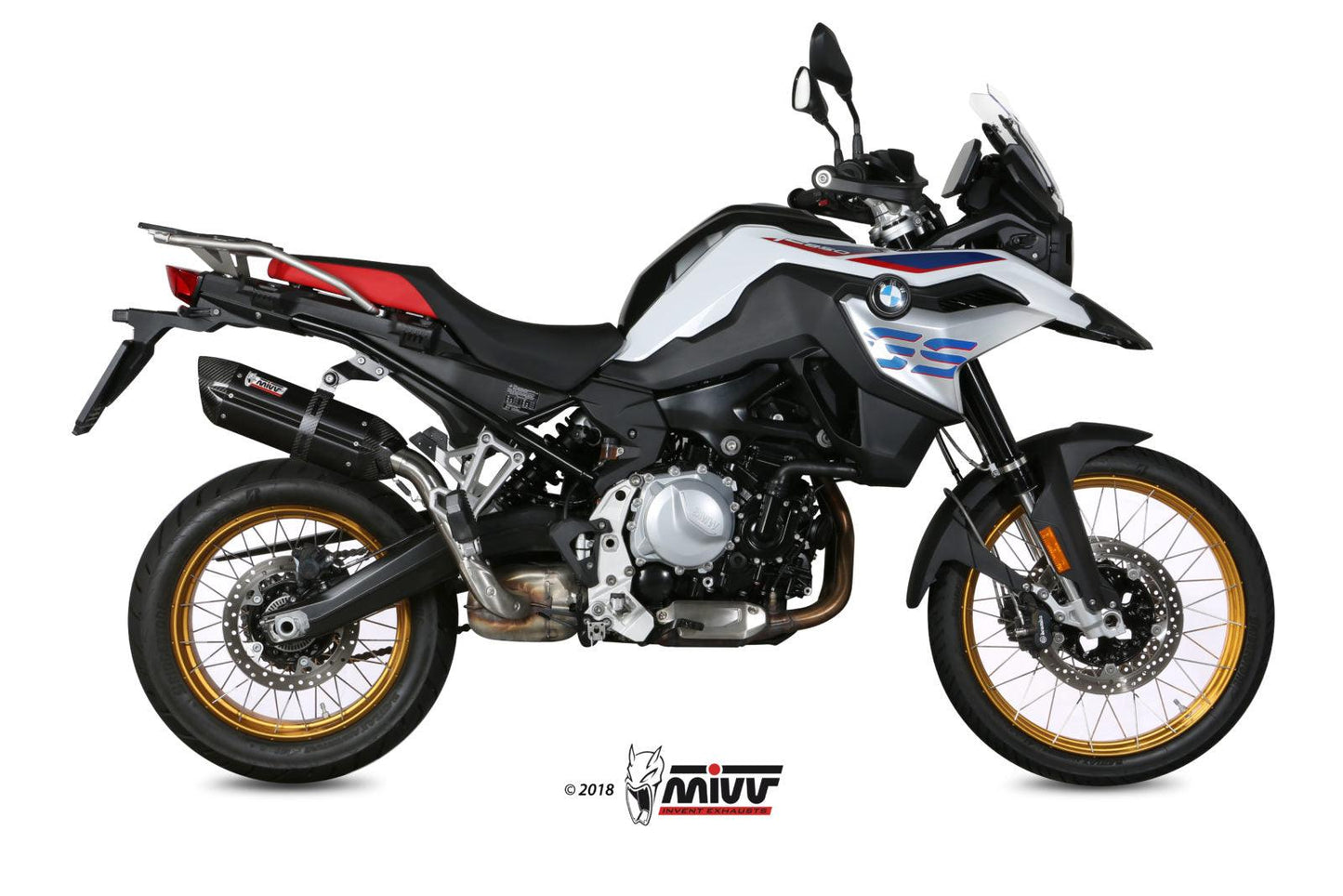 Mivv Sound Slip-On Exhaust For BMW F850GS 2018-22 - My Superbike Store