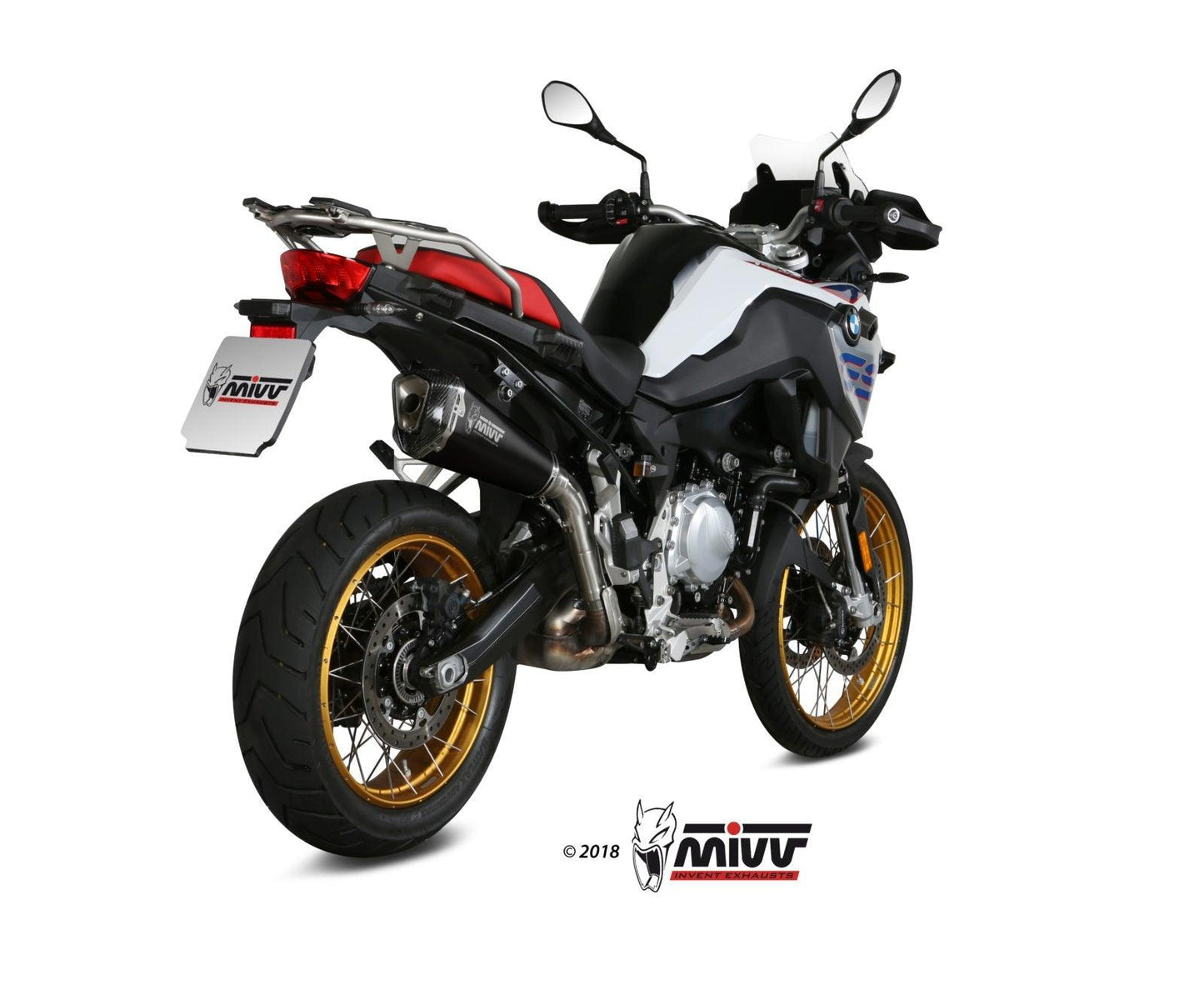 Mivv Delta Race Slip-On Exhaust For BMW F850GS 2018-22 - My Superbike Store