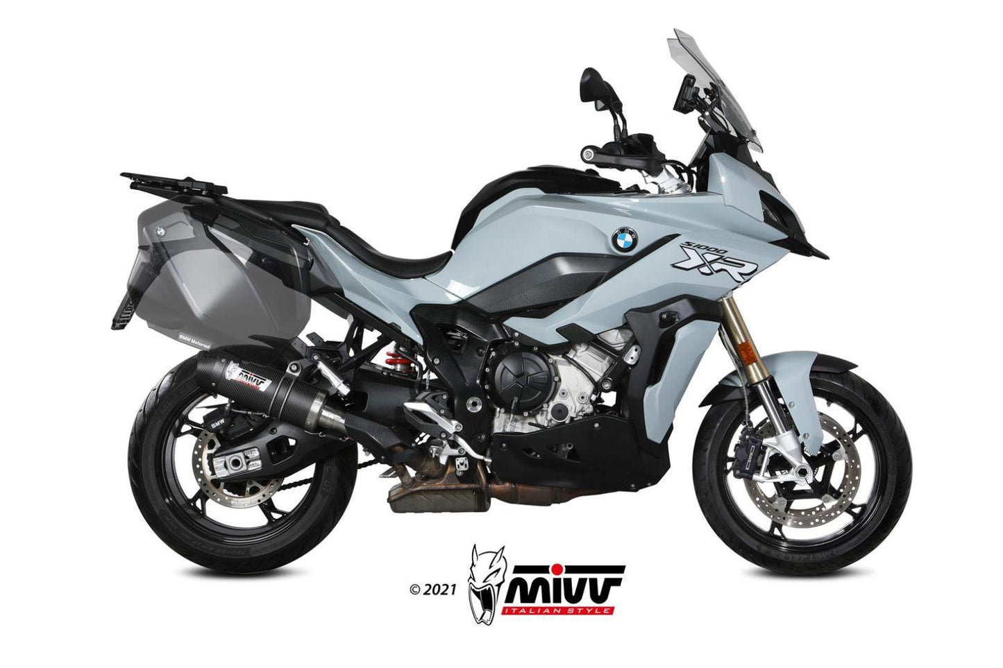 Mivv Oval Slip-On Exhaust for BMW S1000 XR 2020-22 - My Superbike Store