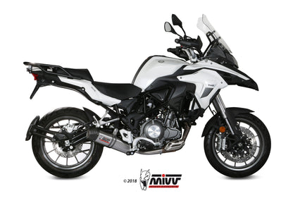 Mivv Oval Slip-On Exhaust for Benelli TRK 502 - My Superbike Store