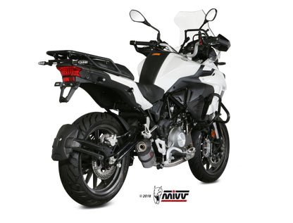 Mivv Oval Slip-On Exhaust for Benelli TRK 502 - My Superbike Store