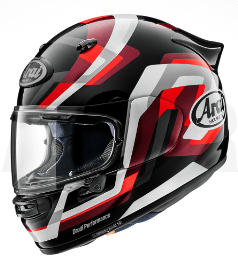 Arai Quantic Snake Red Helmet - My Superbike Store