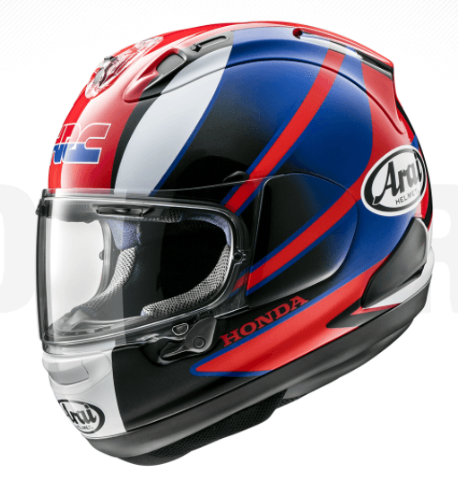 Arai RX-7V Evo Honda CBR Red Helmet - My Superbike Store