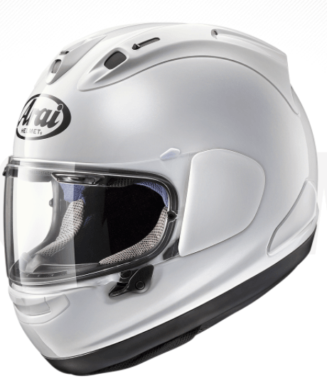 Arai RX-7V Evo Diamond White Helmet - My Superbike Store