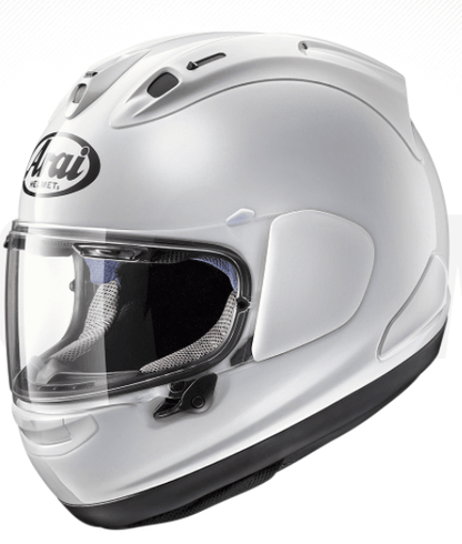 Arai RX-7V Evo Diamond White Helmet - My Superbike Store