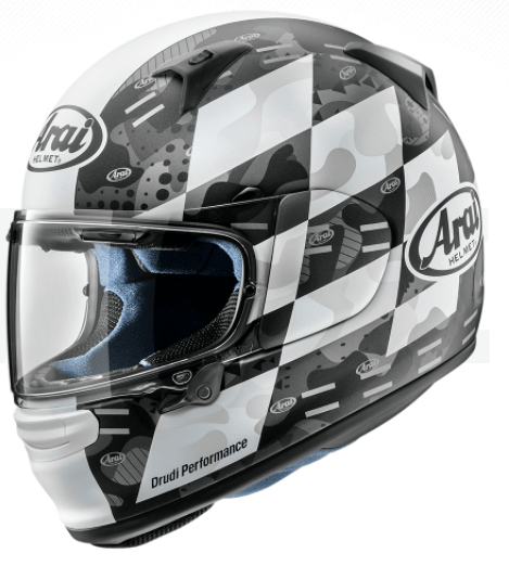 Arai Profile-V Patch Matte White Helmet - My Superbike Store