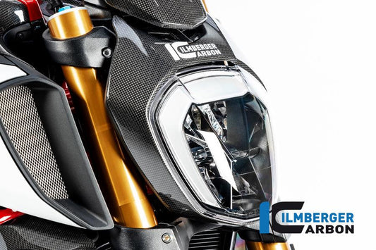 Ilmberger Carbon Fibre Headlight Cover for Ducati Diavel 1260 2019-22 - My Superbike Store