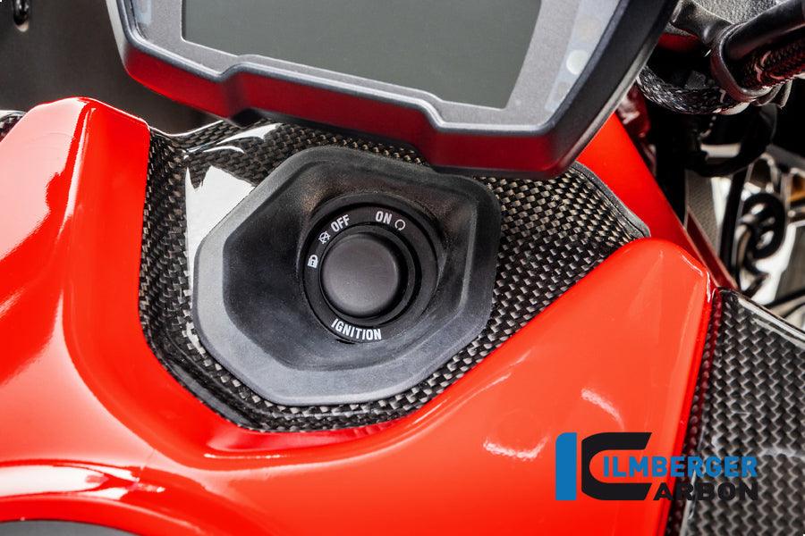 Ilmberger Carbon Fibre Ignition Switch Cover for Ducati Diavel 1260 2019-22 - My Superbike Store