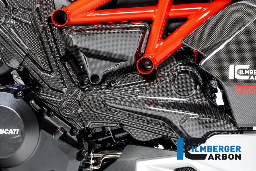 Ilmberger Carbon Fibre Cambelt Cover Horizontal Cylinder for Ducati Diavel 1260 2019-22 - My Superbike Store