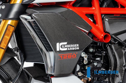 Ilmberger Carbon Fibre Left Radiator Cover for Ducati Diavel 1260 2019-22 - My Superbike Store