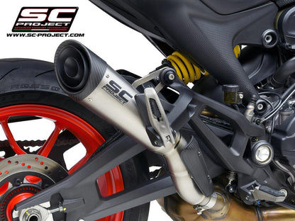 SC Project S1 Slip-On Exhaust for Ducati Monster 937 2021-22 - My Superbike Store