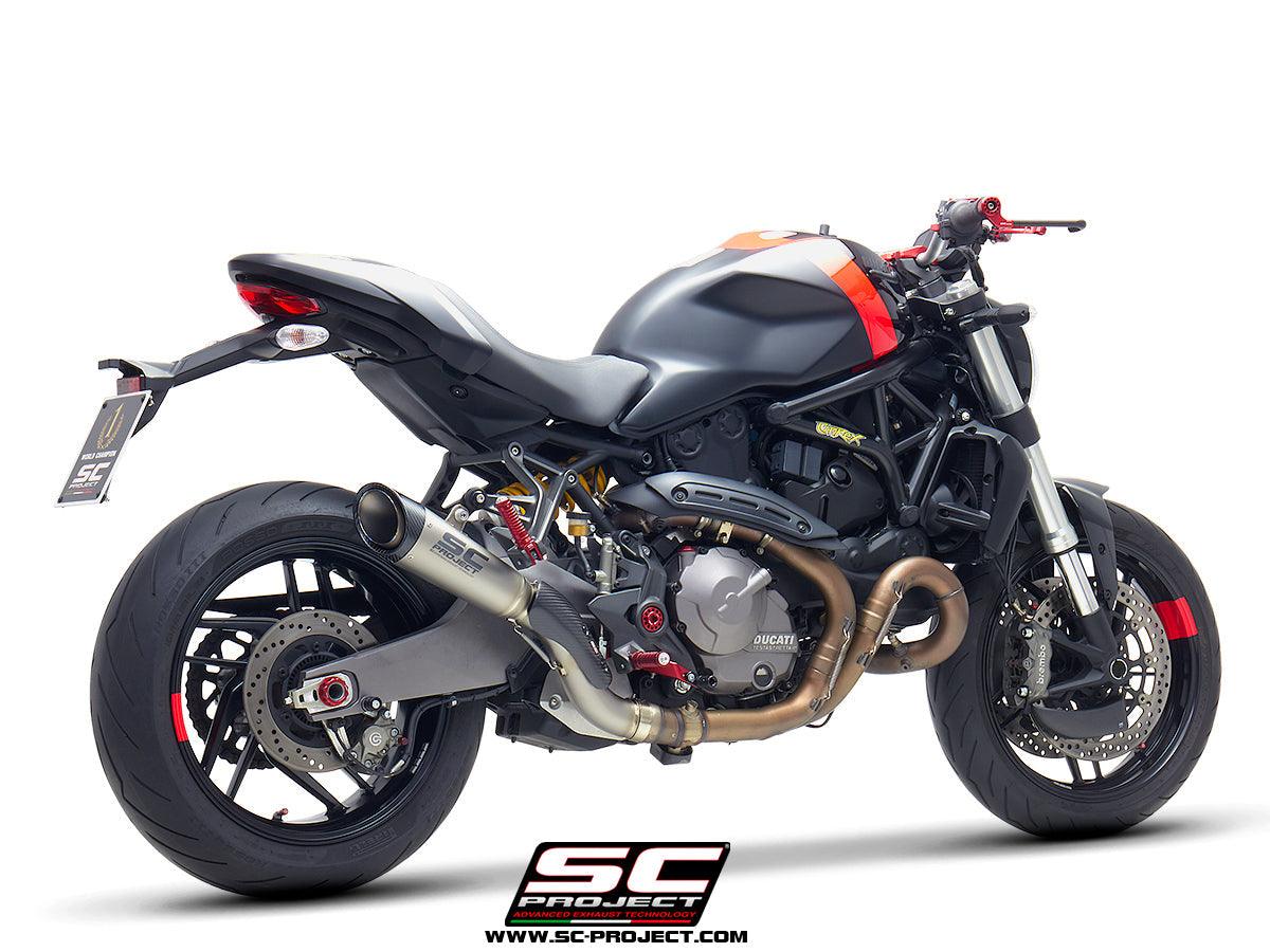 SC Project S1 Slip-On Exhaust for Ducati Monster 821 2018-21 - My Superbike Store