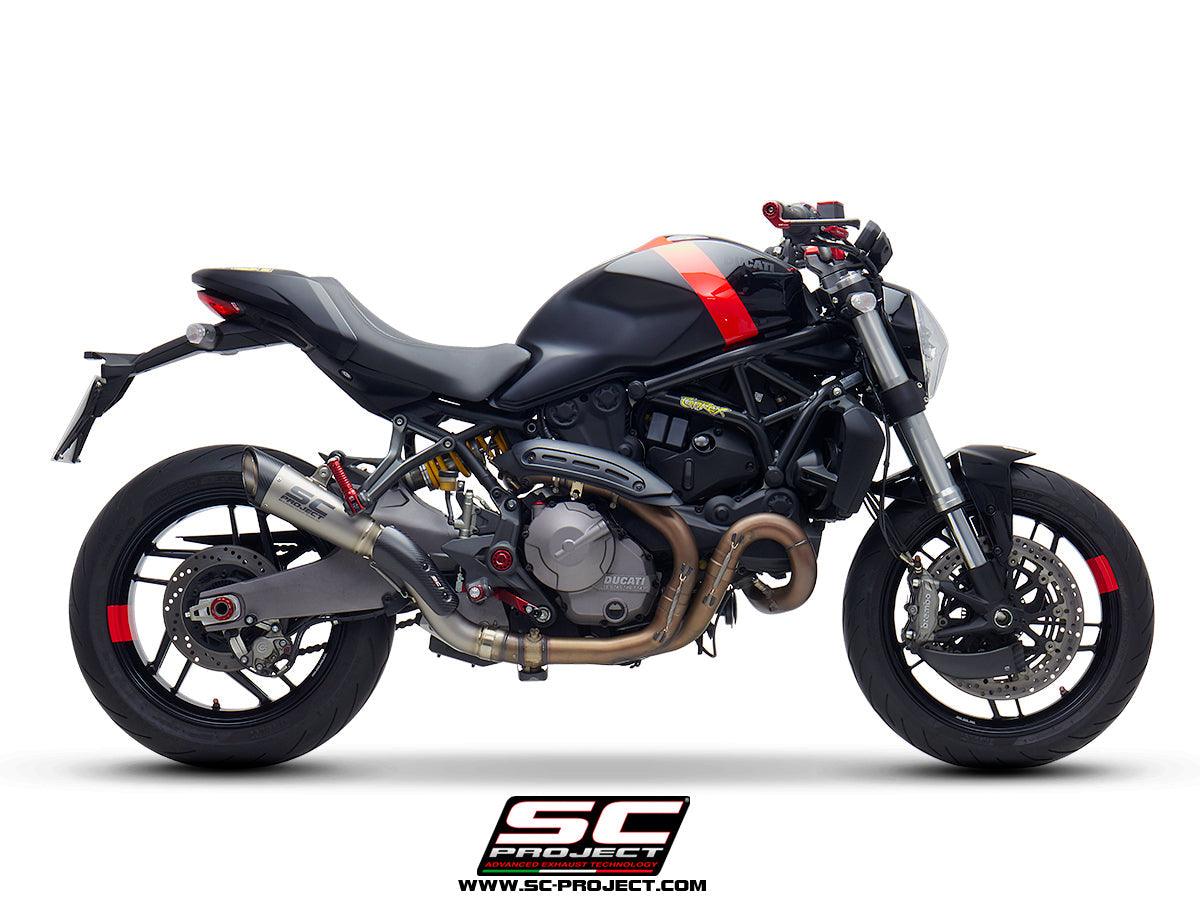 SC Project S1 Slip-On Exhaust for Ducati Monster 821 2018-21 - My Superbike Store