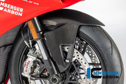 Ilmberger Carbon Fibre Front Mudguard For Ducati Streetfighter V4 2020-22 - My Superbike Store