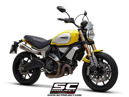 SC Project 70s Conical Slip-On Exhaust for Ducati Scrambler 1100 2018-19 - My Superbike Store