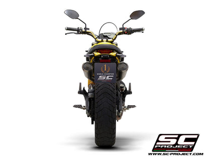 SC Project 70s Conical Slip-On Exhaust for Ducati Scrambler 1100 2018-19 - My Superbike Store