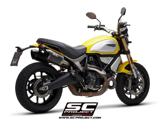 SC Project MTR Slip-On Exhaust for Ducati Scrambler 1100 2018-19 - My Superbike Store