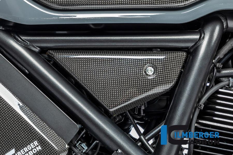 Ilmberger Carbon Fibre Left Cover Under The Frame For Ducati Scrambler 1100 2017-22 - My Superbike Store