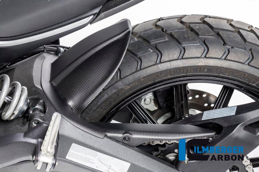 Ilmberger Carbon Fibre Rear Fender For Ducati Scrambler Icon 2016-22 - My Superbike Store