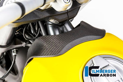 Ilmberger Carbon Fibre Upper Tank Cover For Ducati Scrambler Icon 2016-22 - My Superbike Store