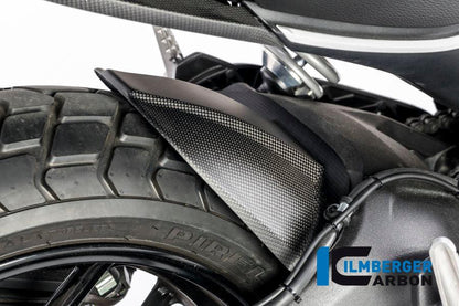 Ilmberger Carbon Fibre Rear Fender For Ducati Scrambler Icon 2016-22 - My Superbike Store