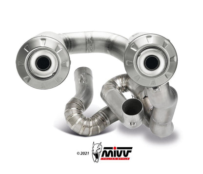 Mivv Titanium Full Exhaust System For Ducati Streetfighter V4 2020-22 - My Superbike Store