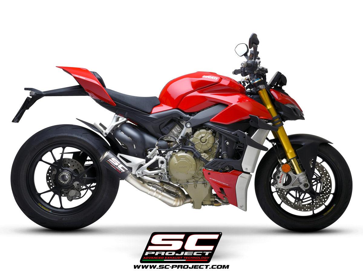 SC Project CR-T M2 2-1 Full Exhaust System for Ducati Streetfighter V4 2021-22 - My Superbike Store