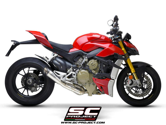 SC Project S1 2-1 Full Exhaust System for Ducati Streetfighter V4 2021-22 - My Superbike Store