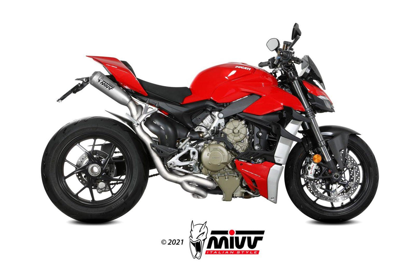 Mivv Titanium Full Exhaust System For Ducati Streetfighter V4 2020-22 - My Superbike Store