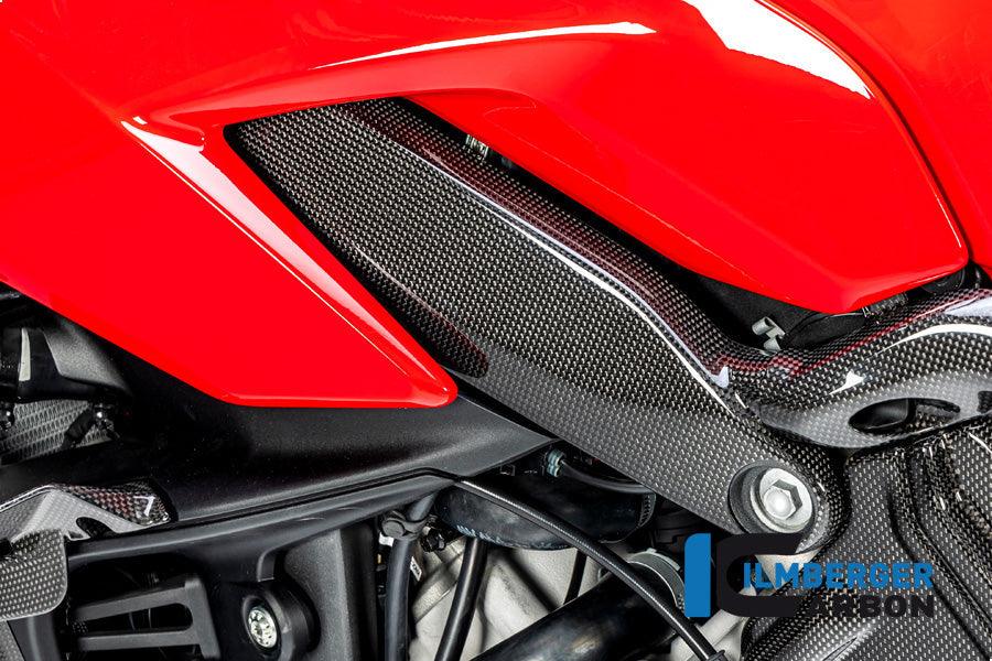 Ilmberger Carbon Fibre Left Frame Cover For Ducati Streetfighter V4 2020-22 - My Superbike Store