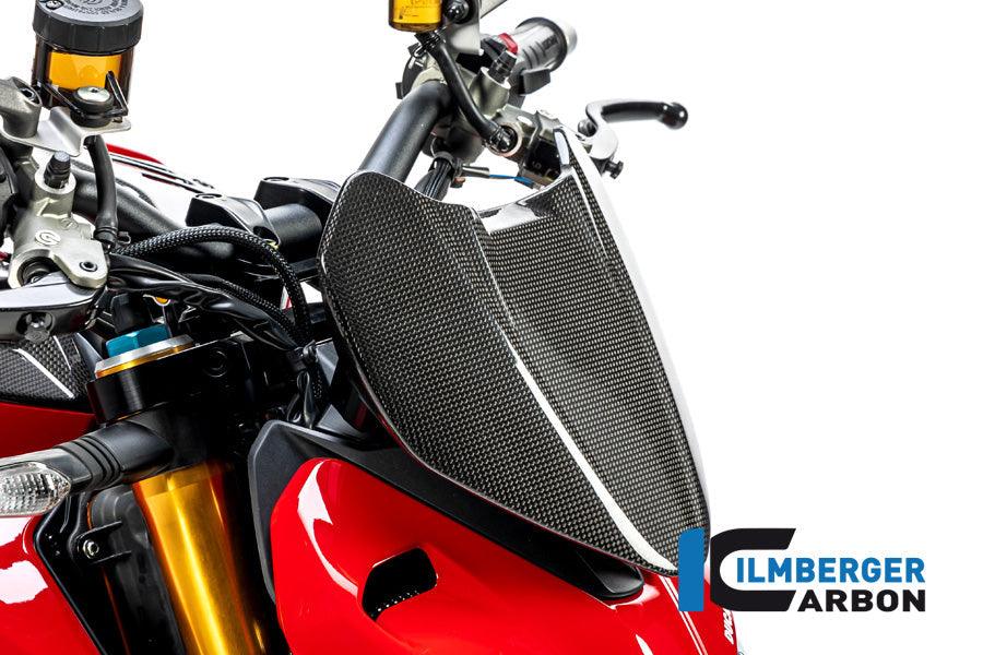 Ilmberger Carbon Fibre Instrument Cover For Ducati Streetfighter V4 2020-22 - My Superbike Store