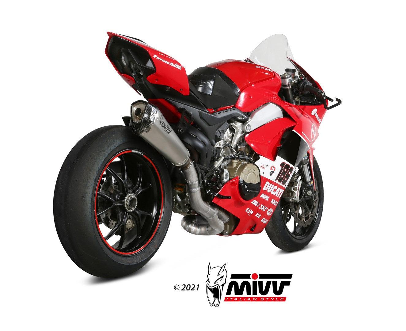 Mivv Titanium Full Exhaust System For Ducati Panigale V4 S 2018-22 - My Superbike Store